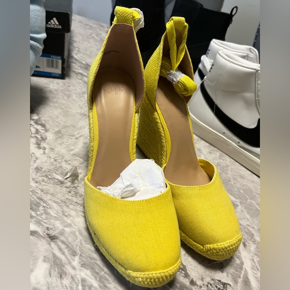 Yellow women shoes